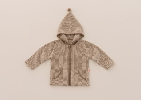 baby羊绒双色开衫