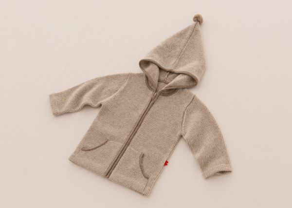 baby羊绒双色开衫