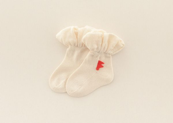 泡泡花边袜