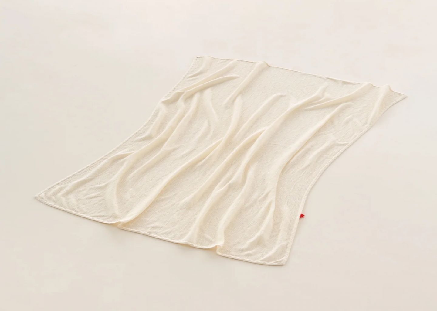 丝棉芭蕉纹针织毯