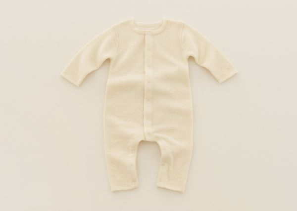 baby羊绒连体衣(象牙白)