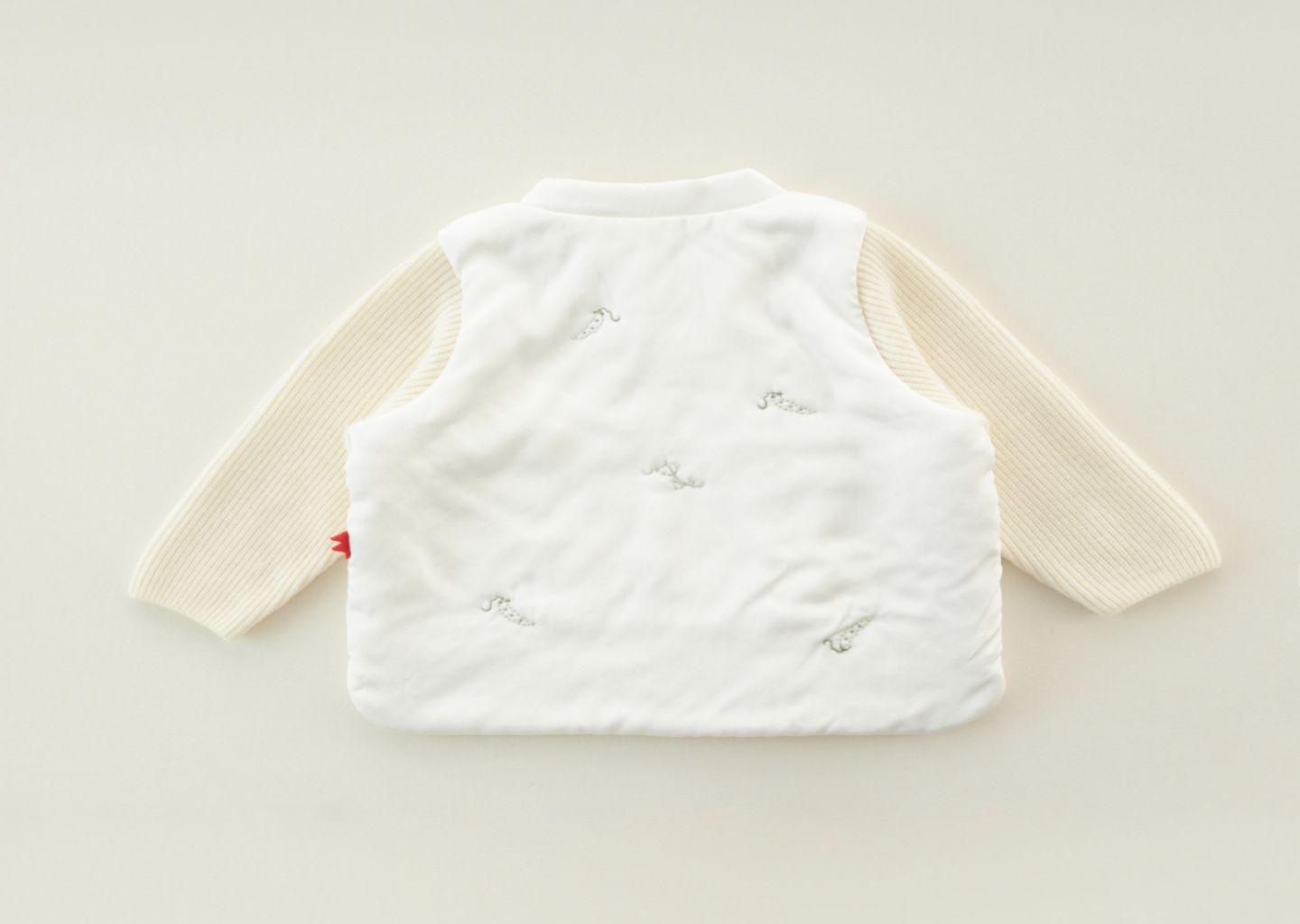 “豌豆藤 豌豆花”丝棉棉服外套