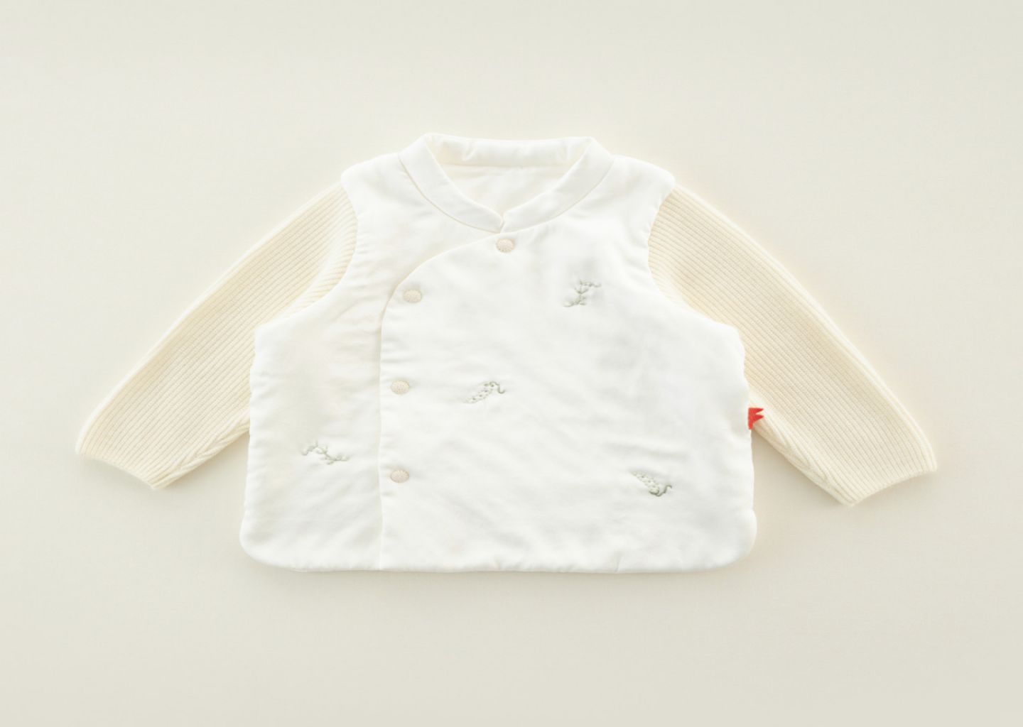 “豌豆藤 豌豆花”丝棉棉服外套
